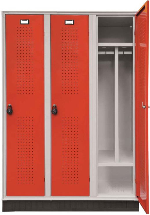 ARMADIO SPOGLIATOIO CON TRAMEZZA – linea Cornice